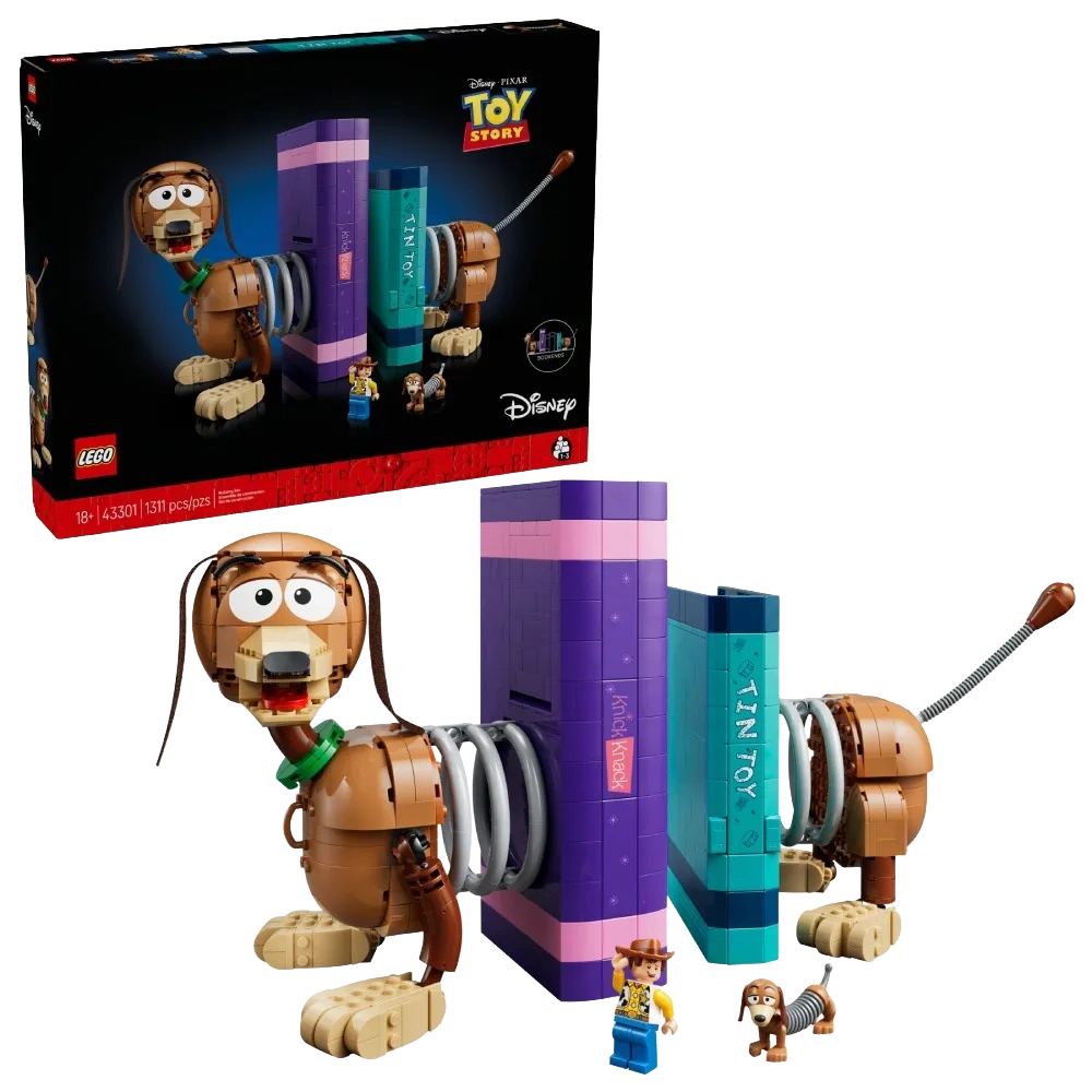 SUPORTE DE LIVROS DO SLINK DE TOY STORY