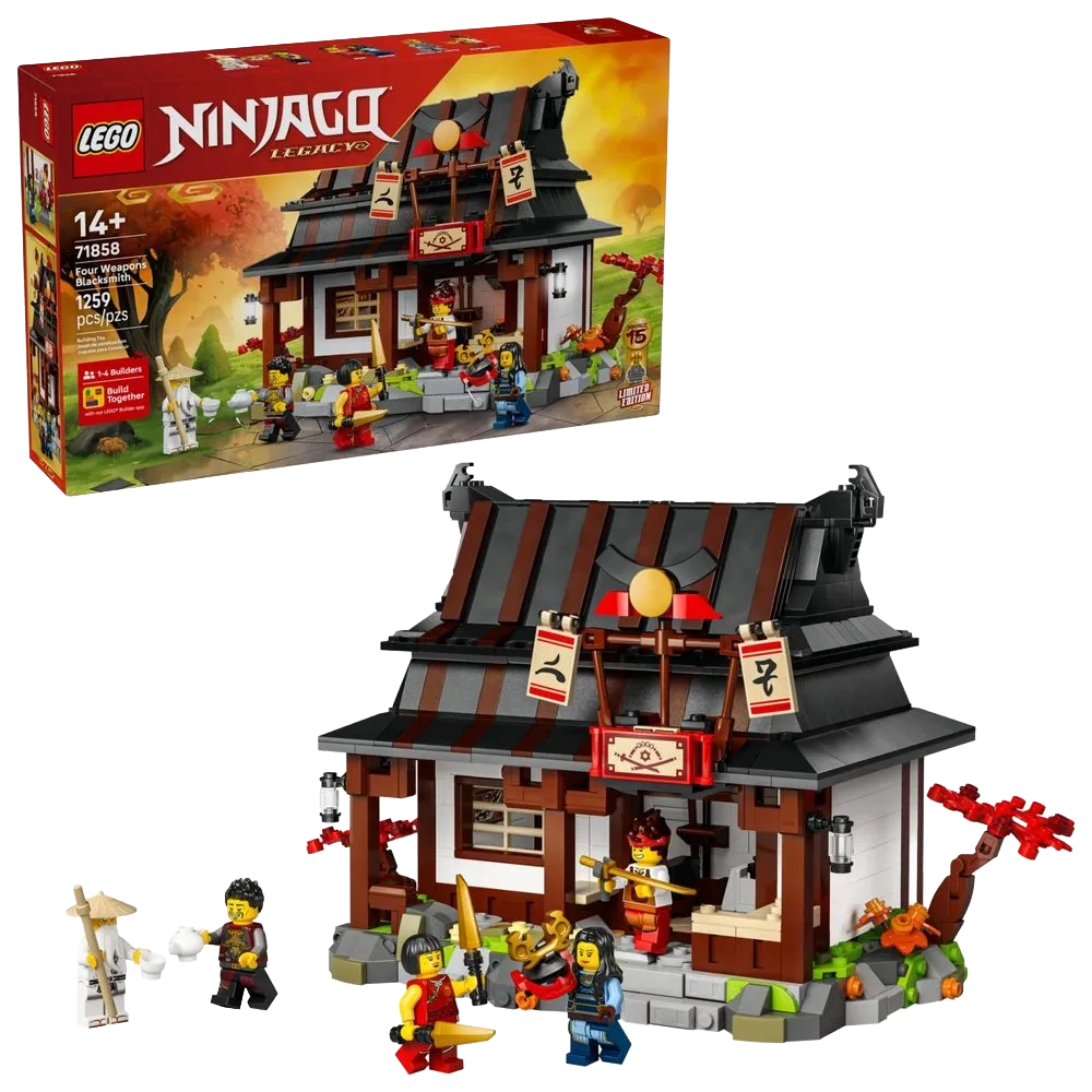 LEGO NINJAGO ANIVERSÁRIO 15 ANOS FERREIRO QUATRO ARMAS