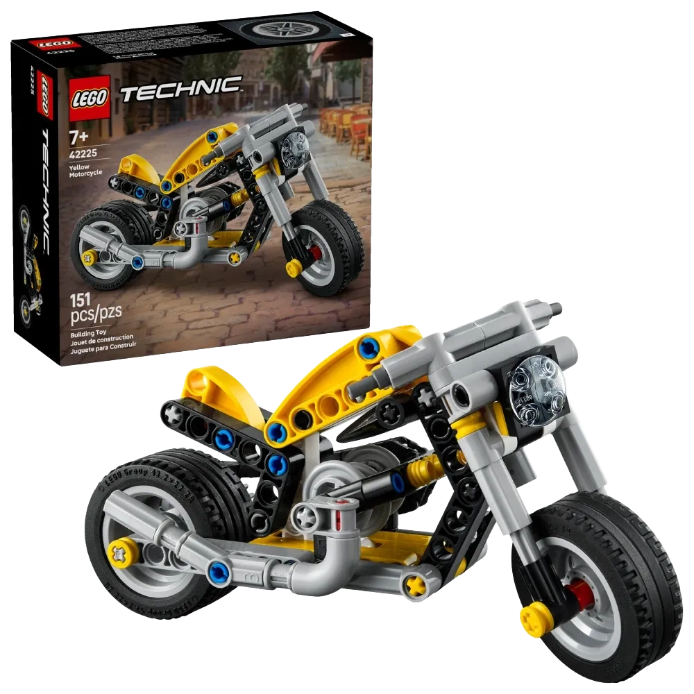 MOTOCICLETA AMARELA