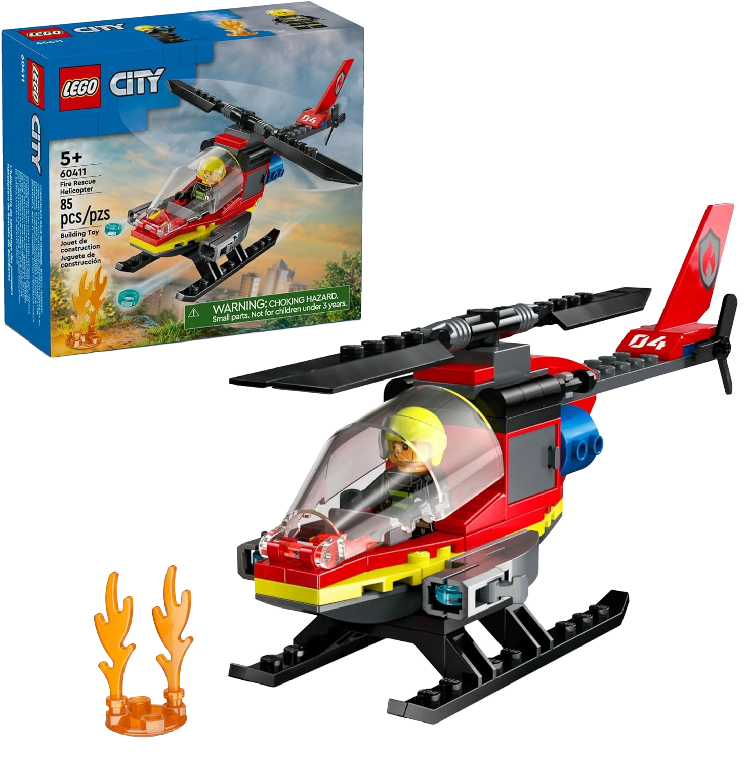 LEGO CITY HELICOPTERO DOS BOMBEIROS